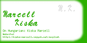 marcell kiska business card